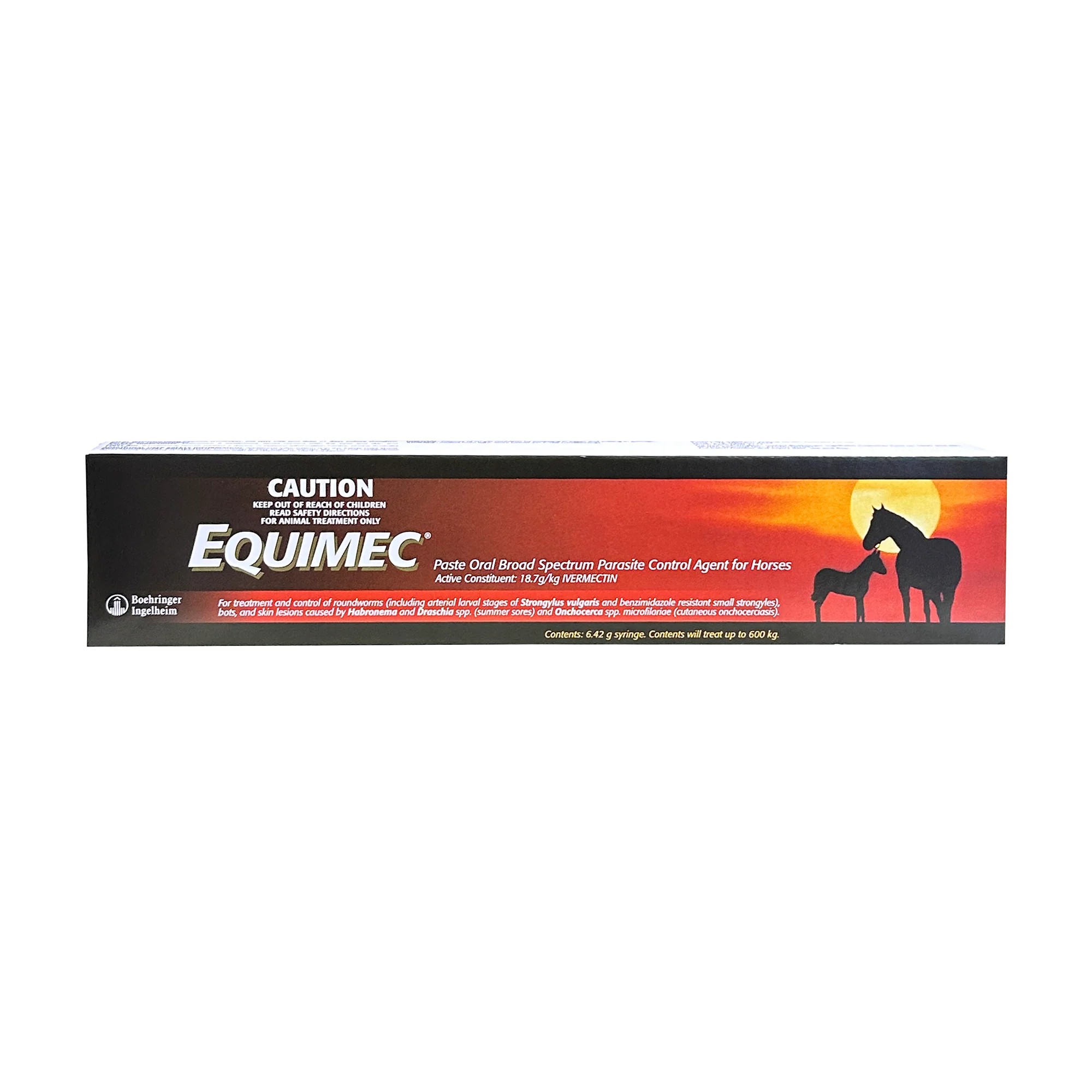 Equimec Paste Oral Broad Spectrum Parasite Control Agent for Horses - 6.42g