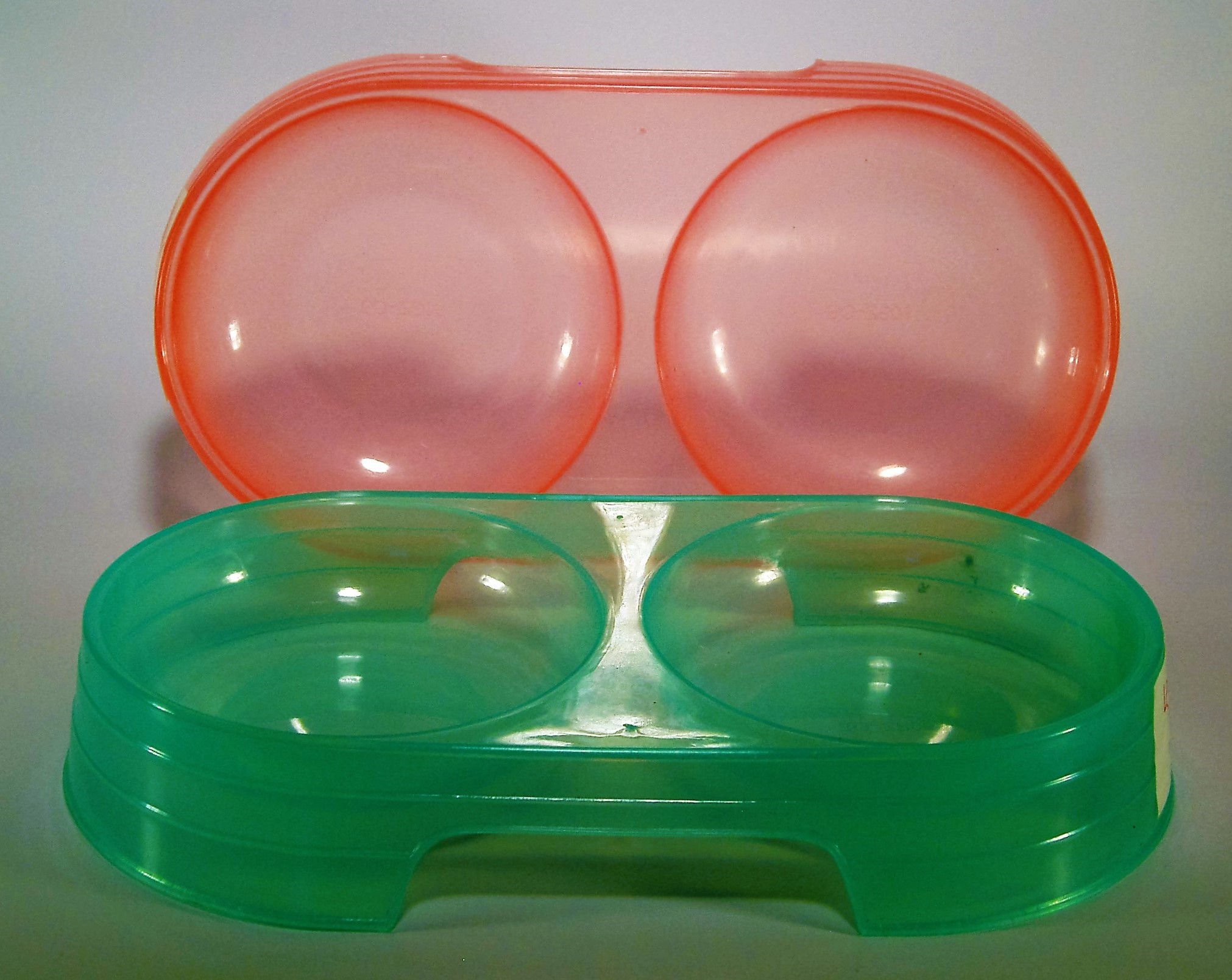 Twin Plastic Dog Bowl